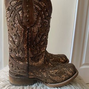 Glitter Corral Boots Sz 6.5